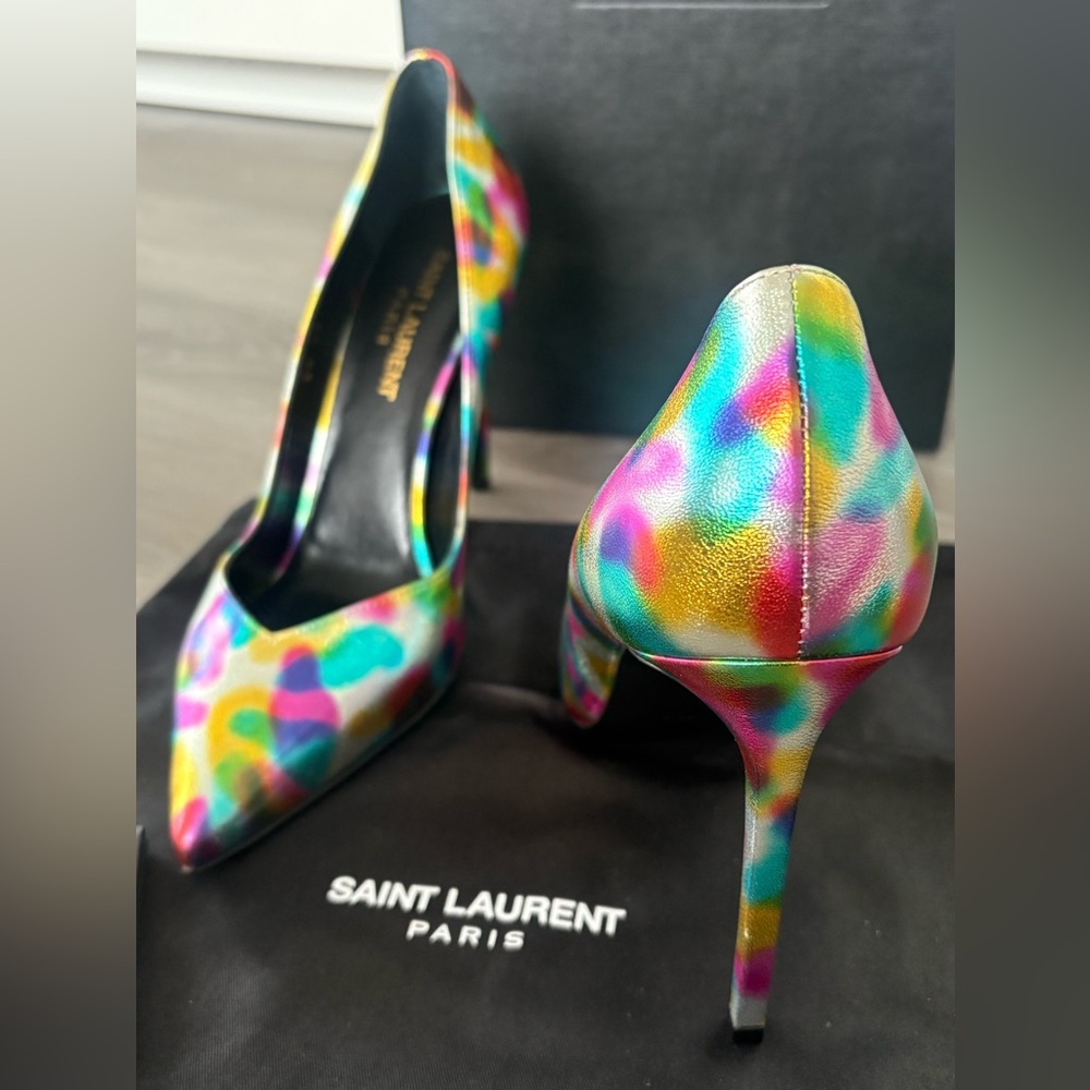 Brand New Limited Edition Saint Laurent High Heels - Picture 6 of 6